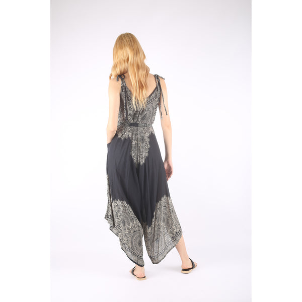 Floral mandala Women's Jumpsuit in Black JP0069 020036 02