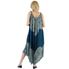 Load image into Gallery viewer, Floral mandala Women&#39;s Jumpsuit in Ocean Blue JP0069 020036 03