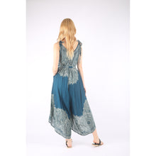 Load image into Gallery viewer, Floral mandala Women&#39;s Jumpsuit in Ocean Blue JP0069 020036 03