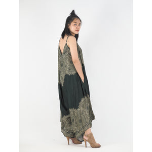 Floral mandala Women's Jumpsuit in Olive JP0069 020036 06