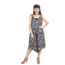 Load image into Gallery viewer, African Elephant Women&#39;s Jumpsuit in Black JP0082 020004 01
