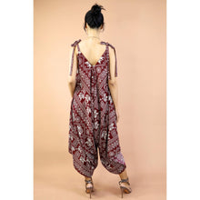 Load image into Gallery viewer, Elephants Jumpsuit with Belt in Red JP0097 0200004 03