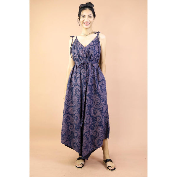 Flower Ivy Women's Jumpsuit in Navy JP0097-020349-01