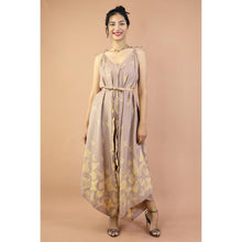 Load image into Gallery viewer, Butterfly Women&#39;s Jumpsuit with Belt in Nude JP0097 020355 01