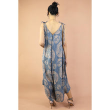 Load image into Gallery viewer, Mandala Circle Women&#39;s Jumpsuit with Belt in Gray JP0097 020356 01