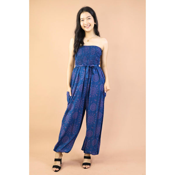 Sunshine Women's Jumpsuit Aladdin Style with Belt  in Navy JP0098 020353 01