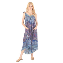 Load image into Gallery viewer, Templ Mandala Women&#39;s Jumpsuit in Ocean Blue JP0069 020120 05