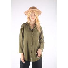 Load image into Gallery viewer, Fall Collection Solid Color Long Sleeve Shirts LI0009 000001 00