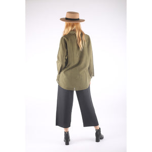 Fall Collection Solid Color Long Sleeve Shirts LI0009 000001 00