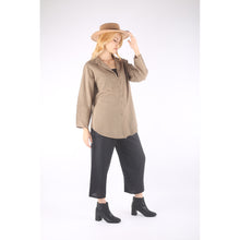 Load image into Gallery viewer, Fall Collection Solid Color Long Sleeve Shirts LI0009 000001 00