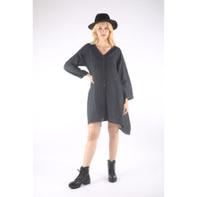 Load image into Gallery viewer, Fall Collection Solid Color Long Sleeve Shirt Dress Asymmetric Women LI0010 000001 00