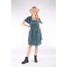Load image into Gallery viewer, Fall Collection Solid Color Short Open Sleeves Dress Women LI0012 000001 00