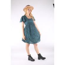 Load image into Gallery viewer, Fall Collection Solid Color Short Open Sleeves Dress Women LI0012 000001 00