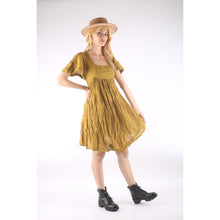 Load image into Gallery viewer, Fall Collection Solid Color Short Open Sleeves Dress Women LI0012 000001 00