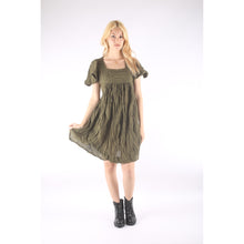 Load image into Gallery viewer, Fall Collection Solid Color Short Open Sleeves Dress Women LI0012 000001 00