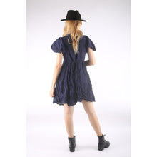 Load image into Gallery viewer, Fall Collection Solid Color Short Open Sleeves Dress Women LI0012 000001 00