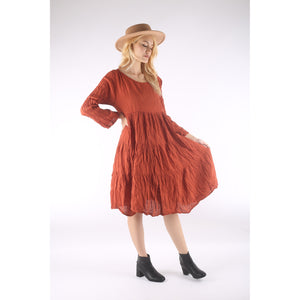 Fall and Winter Collection Solid Color Layered Dress Women LI0013 000001 00