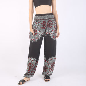 Mandala Lover Women's Harem Pants in Black PP0004 020245 02