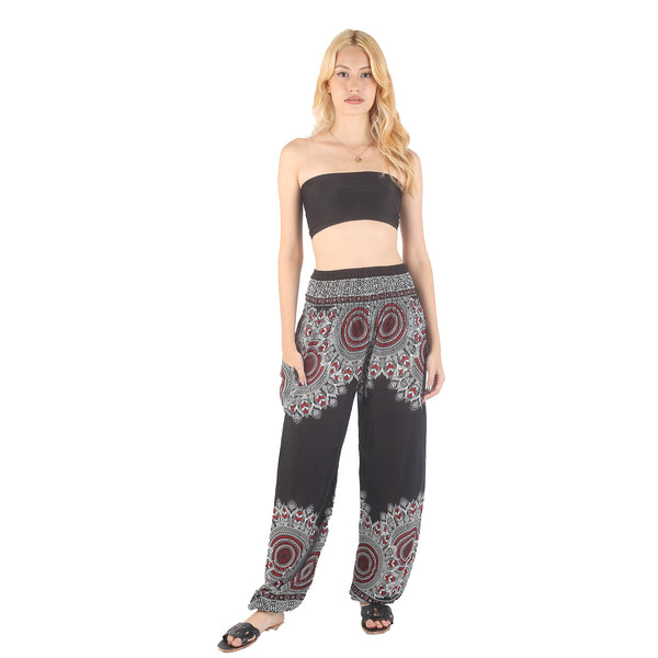 Mandala Lover Women's Harem Pants in Black PP0004 020245 02