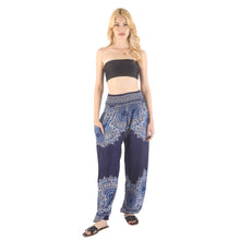Load image into Gallery viewer, Mandala Lover Women&#39;s Harem Pants in Navy PP0004 020245 04