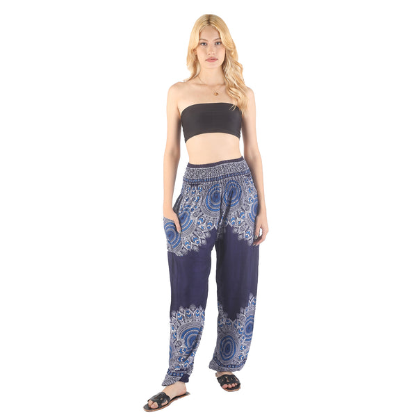 Mandala Lover Women's Harem Pants in Navy PP0004 020245 04