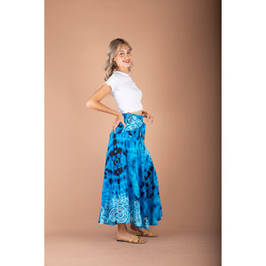 Mandala Women's Bohemian Skirt in Blue SK0033 020315 03