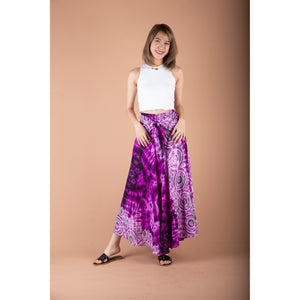 Mandala Women's Bohemian Skirt in Purple SK0033 020315 02