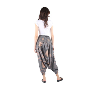 Modern Abstract drop crotch pants in Top Gray PP0056 030000 01