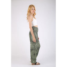 Load image into Gallery viewer, Monotone Mandala 31 women harem pants in Green PP0004 020031 04