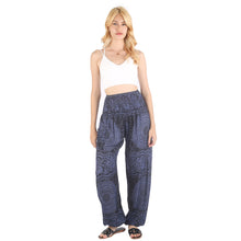 Load image into Gallery viewer, Monotone Mandala 31 women harem pants in Navy PP0004 020031 02