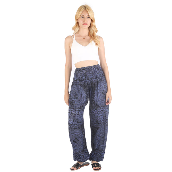 Monotone Mandala 31 women harem pants in Navy PP0004 020031 02