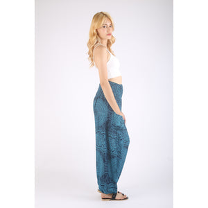 Monotone Mandala 31 women harem pants in Ocean Blue PP0004 020031 06