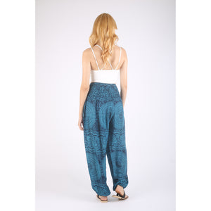 Monotone Mandala 31 women harem pants in Ocean Blue PP0004 020031 06