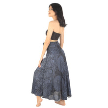 Load image into Gallery viewer, Monotone Mandala Women&#39;s Bohemian Skirt in Navy SK0033 020031 02