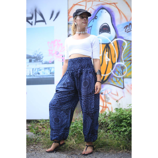 Monotone Mandala 31 women harem pants in Navy PP0004 020031 02