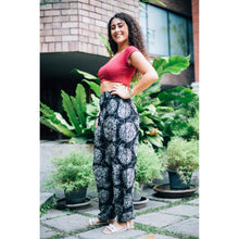 Load image into Gallery viewer, Floral Classic 98 women harem pants in Black PP0004 020098 08