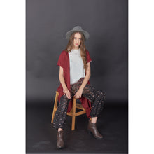 Load image into Gallery viewer, Solid Color Women&#39;s Kimono in Burgundy JK0030 020000 15