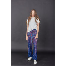 Load image into Gallery viewer, Peacock Unisex Drawstring Genie Pants in Navy Blue PP0110 020007 05