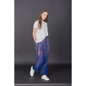 Peacock Unisex Drawstring Genie Pants in Navy Blue PP0110 020007 05