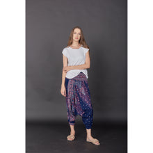 Load image into Gallery viewer, Peacock Unisex Aladdin drop crotch pants in Navy Blue PP0056 020007 05