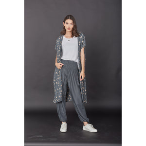 Flower Women's Kimono in Gray JK0030 020199 01