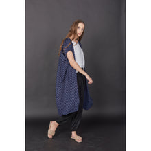Load image into Gallery viewer, Flower  Women&#39;s Kimono in Navy Blue JK0030 020203 01