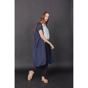 Flower  Women's Kimono in Navy Blue JK0030 020203 01