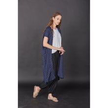 Load image into Gallery viewer, Flower  Women&#39;s Kimono in Navy Blue JK0030 020203 01