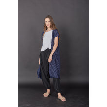 Load image into Gallery viewer, Flower  Women&#39;s Kimono in Navy Blue JK0030 020203 01
