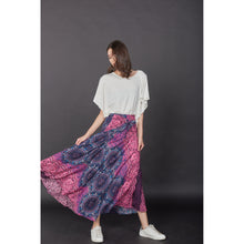 Load image into Gallery viewer, Clock Nut Women&#39;s Bohemian Skirt in Purple SK0033 020067 04