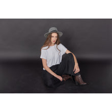Load image into Gallery viewer, Solid Color Women&#39;s Wide Leg Pants in Black PP0311 020000 10