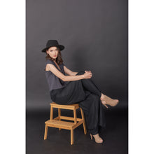 Load image into Gallery viewer, Solid Color Women&#39;s Palazzo Pants in Black PP0304 020000 10