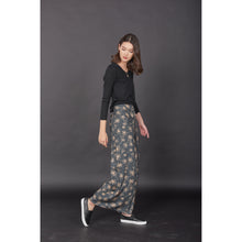 Load image into Gallery viewer, Flower Women&#39;s Palazzo pants in Gray PP0076 020201 01