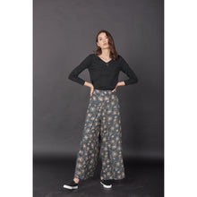 Load image into Gallery viewer, Flower Women&#39;s Palazzo pants in Gray PP0076 020201 01
